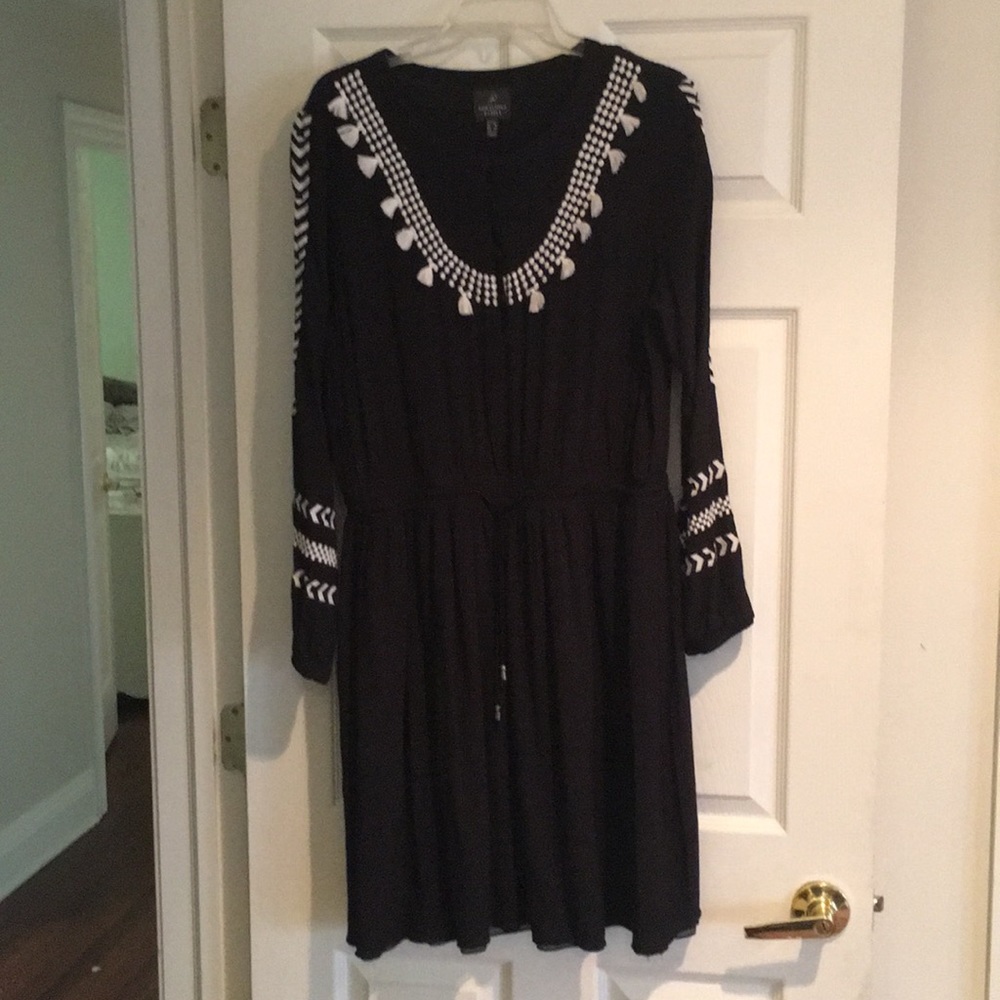 Boho Embroidered Dress